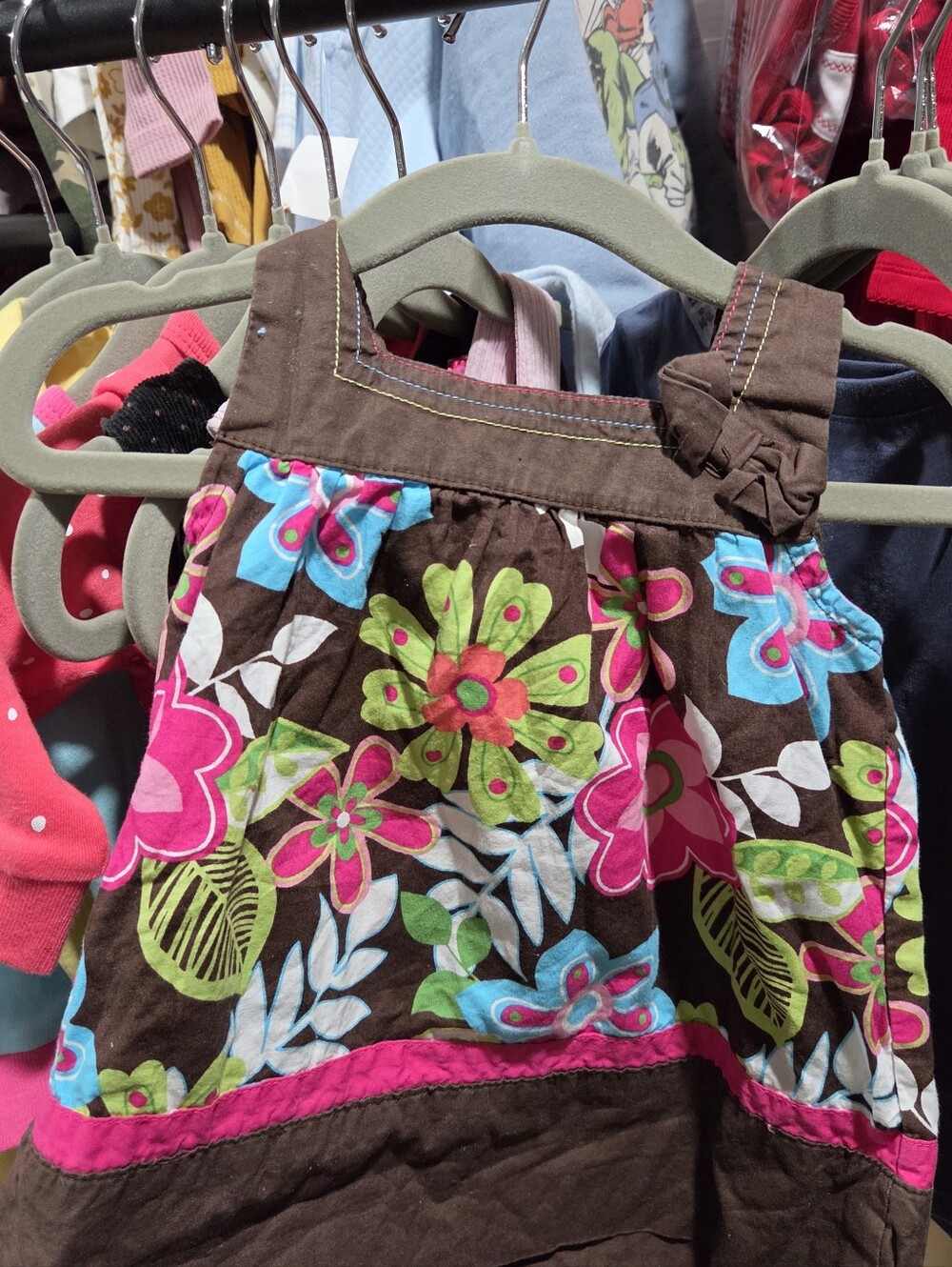 Youngland Brown Vintage Dress